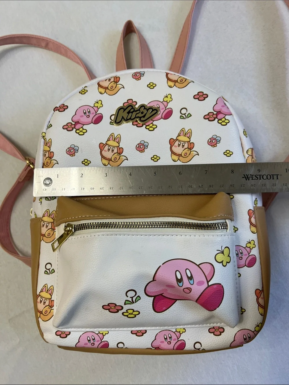 Bioworld Official Nintendo Kirby Waddle Dee Flowers Mini Pink Backpack Hot Topic